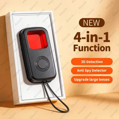Rechargeable Camera Detector for Anti Candid Security Protection Mini Pinhole Hidden Camera Lens Detect Gadget Hotel Peeping
