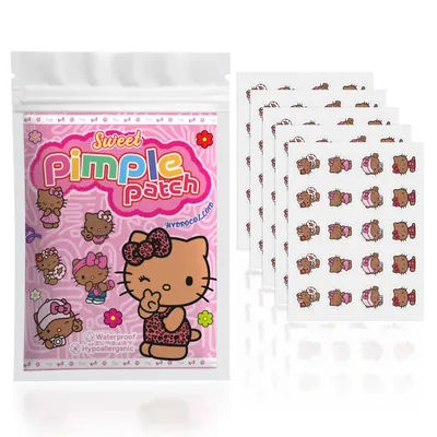 100PCS hello kitty Acne patches, facial acne patches, hydrogel acne removal patches, concealer
