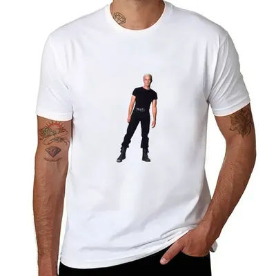 BUFFY-SPIKE T-Shirt t-shirts pour homme graphique drôle homme t-shirts de haute qualité marque de luxe T-Shirt