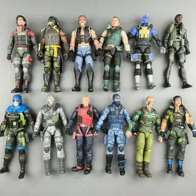 In Stock Authentic Loose / Bulk Military Action Figures / G.I. Joe 6-Inch Articulated Figure