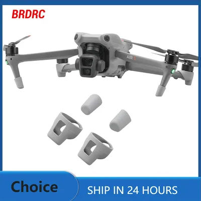 BRDRC tapis de train d'atterrissage pour DJI AIR 3/Air 3S Drone corps Support jambe Anti-usure protection pied couverture garde Support accessoires