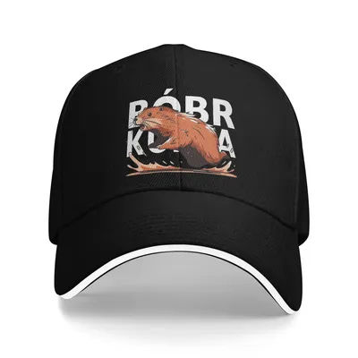 Bobr Meme – casquette de Baseball pour hommes et femmes, chapeau de camionneur imprimé castor drôle, résistant au soleil y2k, Cool, chasse, Camping, été