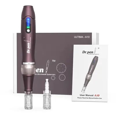 Genuine Dr Pen A10 Wireless With 2 Needle Microneedle Derma Pen Needle length 0.25 mm
