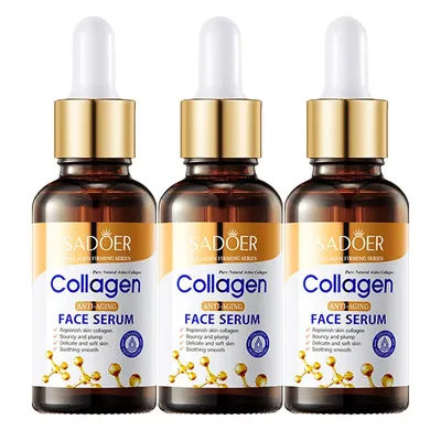 1/2/3pcs SADOER Collagen Face Serum skincare Facial Essence Liquid Anti-aging Moisturizing Nourishing Facial Serum Skin Care