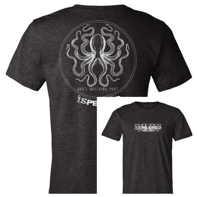 T-shirt Spearfishing Octopus _The Kraken_ – Style unisexe de luxe haut de gamme pour la pêche, pour hommes et femmes