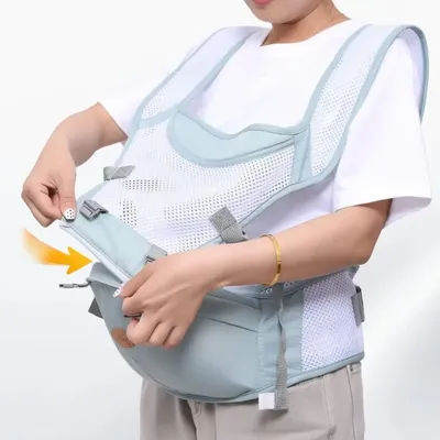 Newborn Front Holding Baby Carrier Soft Material 360 Ergonomic Carrier Baby Waist Stool Breathable Sling Design