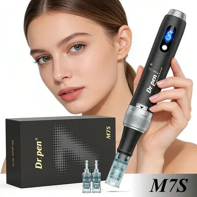 New Derma Pen 6 Speed Wireless Dr Pen M7S Professional Microneedling Beauty Device With 2PCS 16pins Needle Cartridge