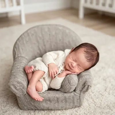 Baby Photography Small Lace Sofa baby Photo Props Infant Posing Seat Studio Background Decor For Professional Photo Studio Use