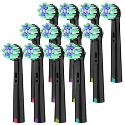 Compatible avec les têtes de brosse de rechange pour brosse à dents électrique Oral B, recharges professionnelles de tête de brosse à dents à action croisée pour OralB