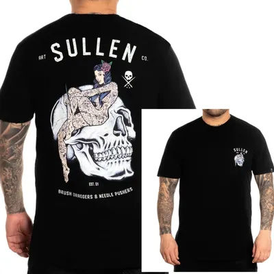 T-shirt Premium Sullen à Manches Courtes pour Homme, Style Unisexe Haut de Gamme Luxe pour Hommes et Femmes
