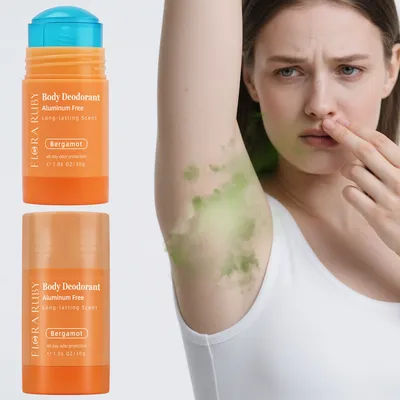 Flora Deodorant Stick aluminum free 30g/1.06oz plant extration long lasting scent super fresh all day ,easy to carry and use