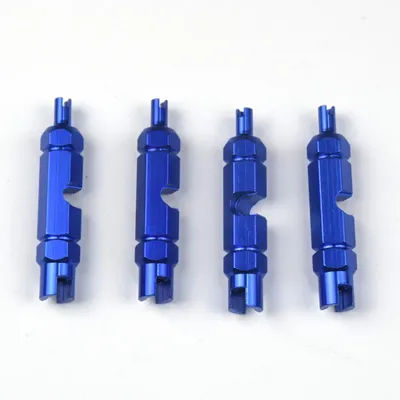 3-in-1 Bike Multifunctional Valve Core Remover Tool Wrench Spanner For Bicycle Schrader and Presta Valve Extender
