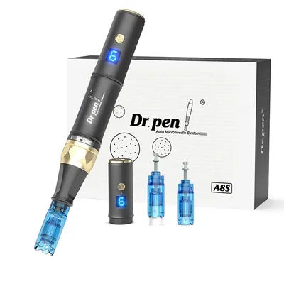New Dr. pen Ultima A8S Wireless Professional Derma Pen with 2pcs 18Needle Microneedling Beauty Machine