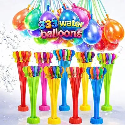 Water Injection Balloon Summer Water Bombs Fast Fill Water Balloons for Pool Party Outdoor Team Game Beach Splash Festival Toy