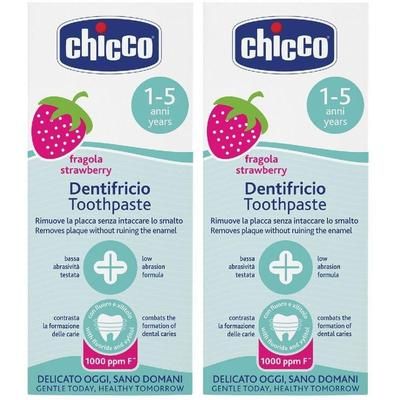 Chicco® Dentifricio Fragola 2x50 ml