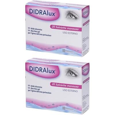 DIDRAlux Salviette Perioculari 2x1 pz Garza