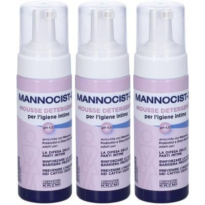 Mannocist-D Mousse Detergente Antibatterico 150 Ml 3x150 ml