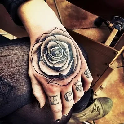 1 Sheet Hand Tattoo Stick Waterproof Lasting Temporary Tattoo