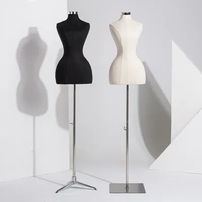 Fashion White Body Shape Mannequin for Wedding Dress Display Headles Torso Dummy Half Body Dress Form for Shop Window Decoration