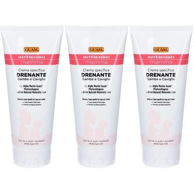 Guam Crema specifica Drenante Gambe e Caviglie Inthenso Mamma 3x200 ml