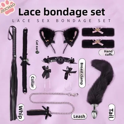 Pure Color Cute Simple Ins Sound Controlled Rabbit Tail Props Animal Tails for Cosplay Handmade Rabbit Tail