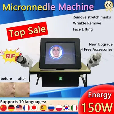 Latest Beauty Salon Use Rf Microneedling Machine Anti-wrinkle microneedle Rf Fractional morpheus 8 Micro Needle Machine