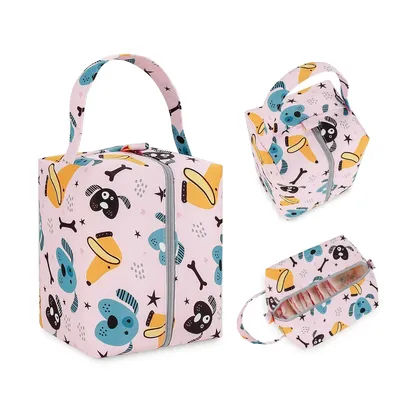 Waterproof Baby Diaper Bag Portable Hanging Bag for Outdoors Cloth Storage Bag for Baby Clothes Nappies Travel Essential