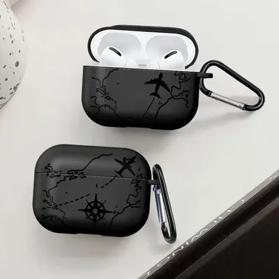 Étuis de protection pour écouteurs d'avion World Travel pour Airpods Pro 1 4 Pro2 3 2 Pro3