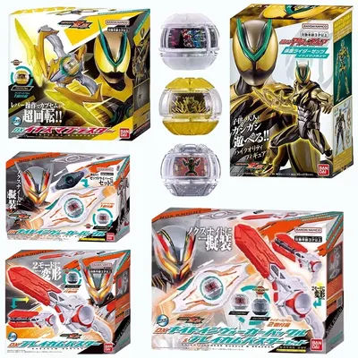 Bandai Original DX Kamen Rider ZZZ Lightning Burst Bow Plasma Capsule Nox Panel Action Figure Model Toy Gift for Boys