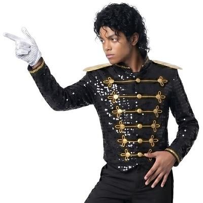 Star del pop degli anni '80 Cantante Abiti Costume di fantasia Icone della musica e del palcoscenico Cosplay for Ragazzi Bambini Halloween Carnevale Settimana del libro Performance Palcoscenico