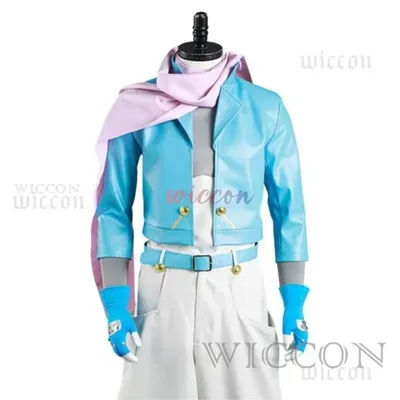 New JoJo Adventure Part 2: Battle Tendency Caesar Cosplay Costume Anthonio Zeppeli Coat Pants Shoes Halloween Carnival Suit 2025