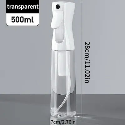 Fine Mist Continuous Spray Bottle, Multi-Use Sprayer for Alcohol, Toner, Cleaning, Disinfection, Hydration & Plants