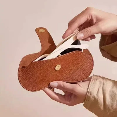Étui à lunettes portable fin et souple, pochette de protection tendance pour lunettes de vue et de soleil, léger