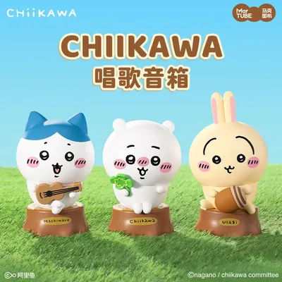 Authentic Chiikawa Singing Series Bluetooth Speaker Kawaii Hachiware Figurine Desktop Ornament Anime Peripheral Collectible Gift