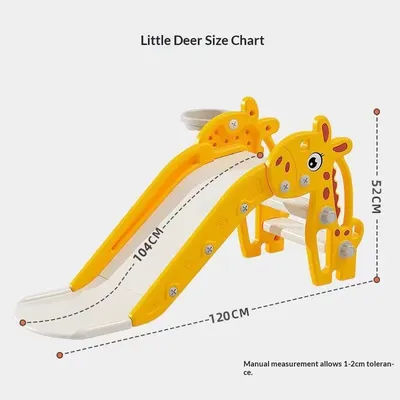 Slides Foldable Indoor Baby Toddler Slide Compact Home Playset Safe Non Slip Small Kids Playground Toy Ages 1 Year Plus Slides
