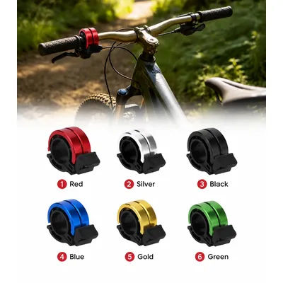 1pc Bicycle Bell MTB Bicycle Horn Alloy Bike Ring Sound Beep Timbre Alarm …Cycling Handlebar Bicycle Call Bicycle Accessories