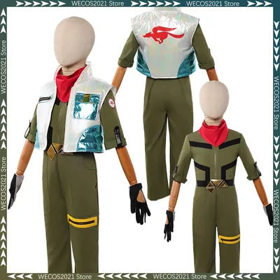 Disguise Star Fox Cosplay Youth Clothing Anime Game 2026 Movie Costume Halloween Teen 6 to 14 Years Role Play Dress Up Outfits