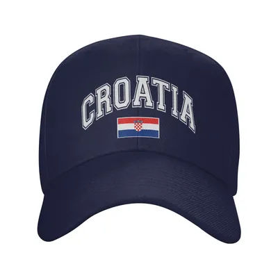 Casquettes de baseball avec drapeau croate Hrvatska pour femmes et hommes, chapeaux d'extérieur, casquette de soleil réglable, décontractée