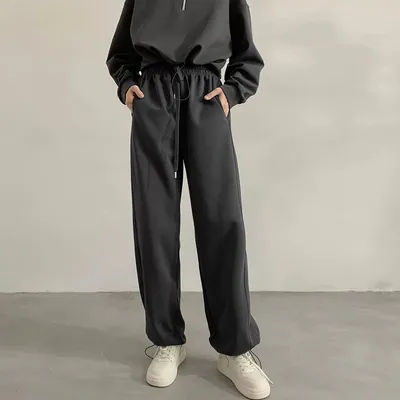 Pantalons décontractés pour femmes, polyvalents, taille haute, cordon de serrage, amples, décontractés, à la cheville ajustée, amincissants, sportifs, pour femmes