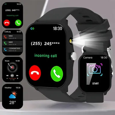 Nouvelle Smartwatch 2026, écran tactile HD de 1,83 pouce, prend en charge les appels et les notifications de messages, plusieurs modes sportifs, lecture de musique