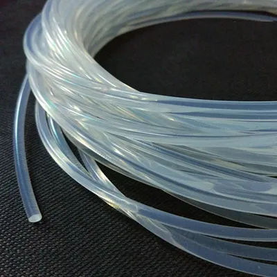 Food Grade Transparent Silicon Rubber Solid Seal Strip Round Bar Dia. 1 1.5 2.5 3.5 4 5 6 7 8 9 10 11 12 14 16 18mm