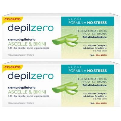 Depilzero Crema Ascelle Bikini 2x167 g