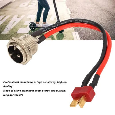 1pcs Electric Scooter Charger Port, Port Battery Charging Harness Electric Bike Electric Scooter Charging Port for KUGOO M4pro