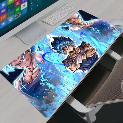 Tapis de souris Anime Gaming Dragon Ball Goku, tapis de bureau, accessoires PC, tapis de clavier, tapis de table en caoutchouc pour gamer