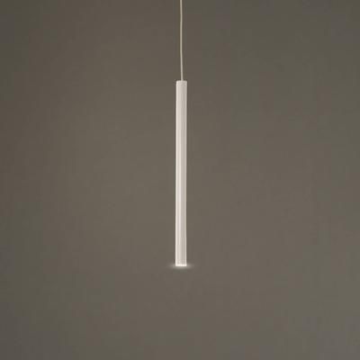 Lampada LED a sospensione Rulo, beige, acciaio, Ø 3,2 cm Rulo Argon, Crema / Ambra, Soggiorno / Sala da pranzo, Metallo