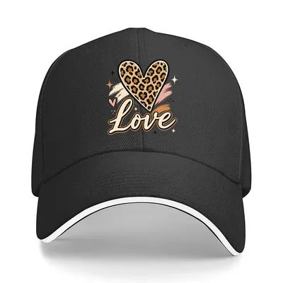 Casquette de baseball avec motif Wild Heart Script Love Graphic, casquette de soleil, chapeau pour entraînements en plein air