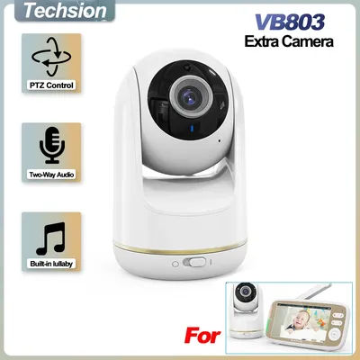 VB803 Dedicated Additional Camera 720P 3xZoom 330 ° Pan 135 ° Tilt Baby Monitor Camera Wirelessly Connected To Multiple Monitors