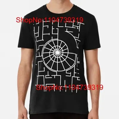 Maison de feuilles couverture motif blanc S à 5XL fabriqué au AU USA t-shirt vintage lavé étiré graphique homme unisexe élégant