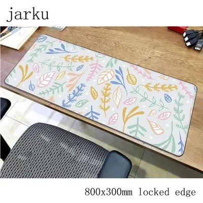 Tapis de souris Pastel pour ordinateur de maison, 800x300x2mm, padmouse populaire, gadget ergonomique, tapis de bureau