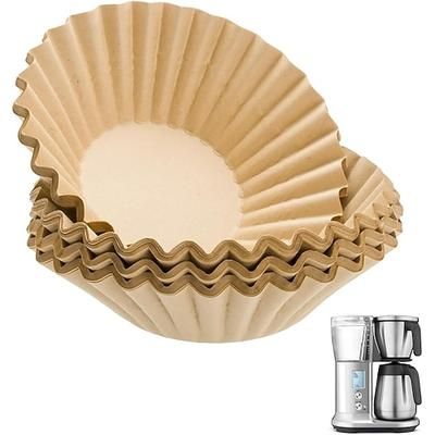 Confezione da 100 filtri per caffè a tazza da 10-15 cm, filtri di carta oleata monouso, tappetini antiaderenti per macchine da caffè, cupcake e piccole torte.